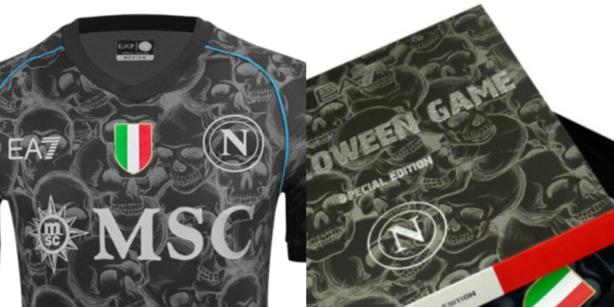 Napoli, presentata la maglia speciale per Halloween