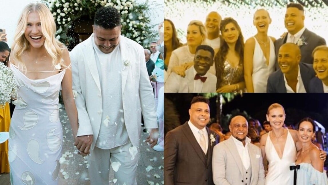 Ronaldo si sposa per la terza volta: tutte le foto del matrimonio da favola