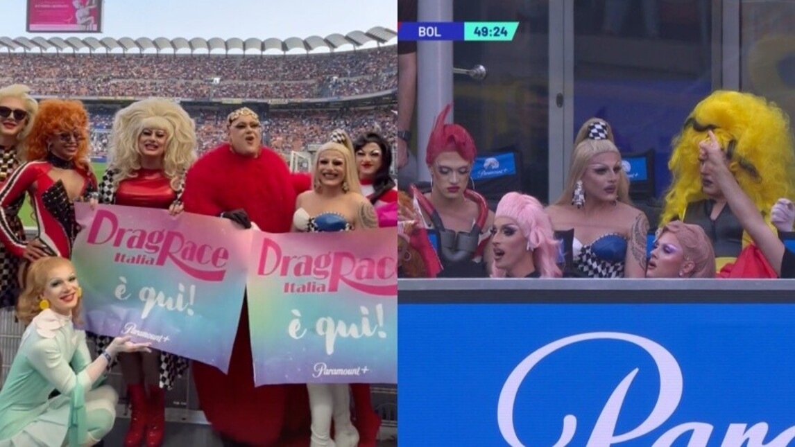 Inter, le drag queen per la prima a volta a San Siro
