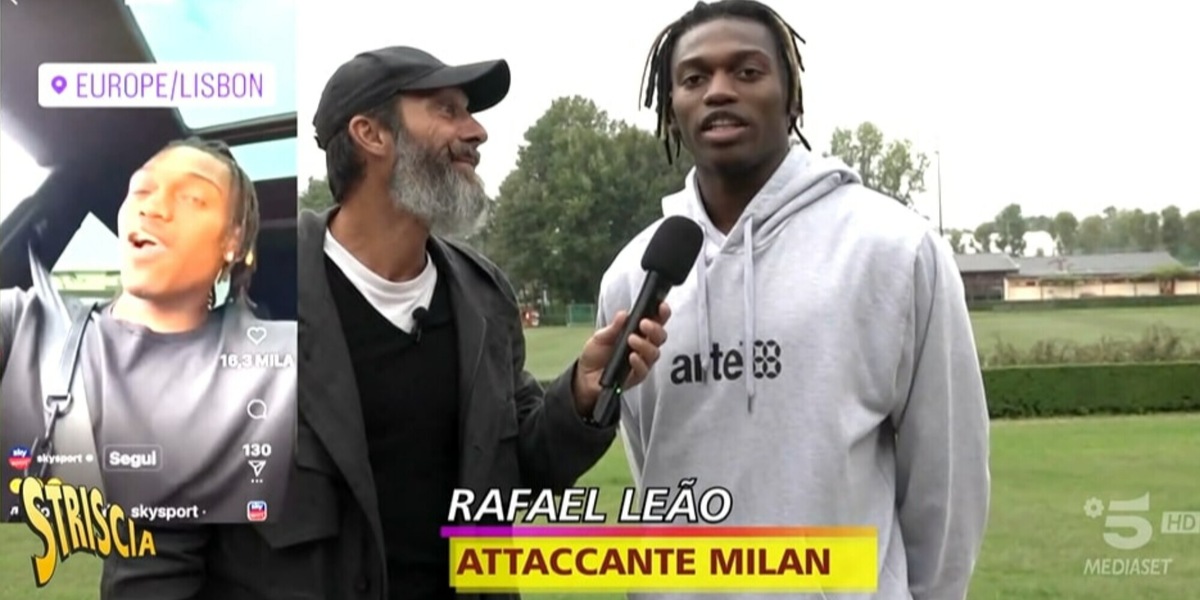 Leao a Striscia la notizia: "Ho sbagliato, chiedo scusa"
