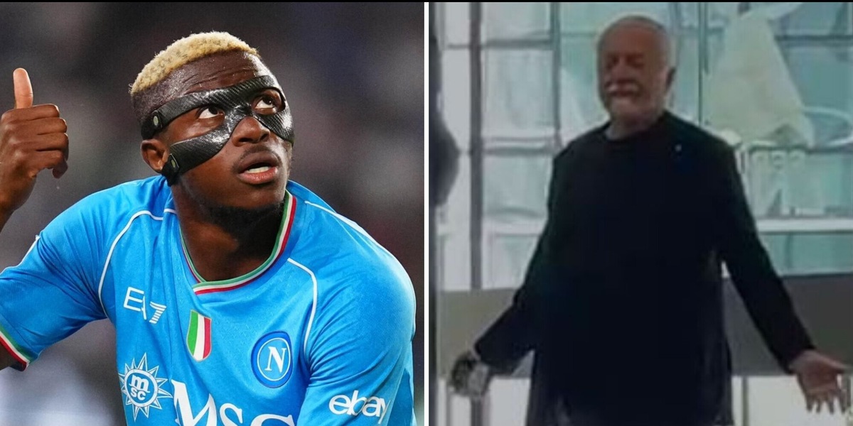 Come sta Osimhen? De Laurentiis risponde con un gesto significativo