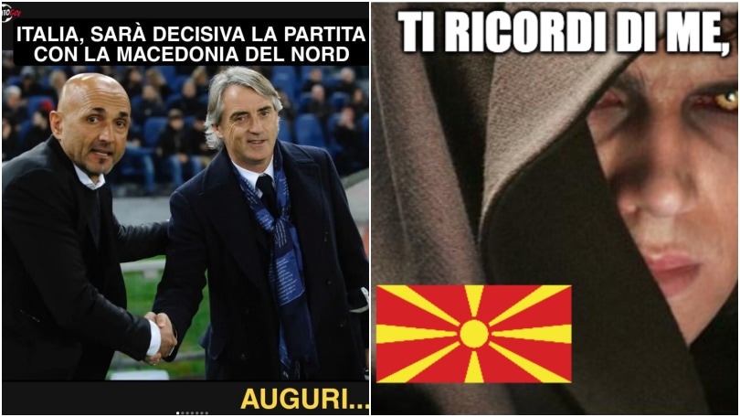 Italia, la sfida contro la Macedonia sarà decisiva: i social si scatenano con le ironie