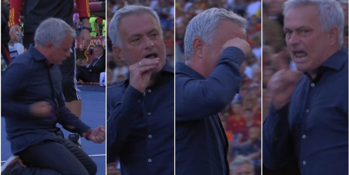 Mourinho, scintille a distanza con Palladino e con la panchina del Monza dopo il gol di El Shaarawy