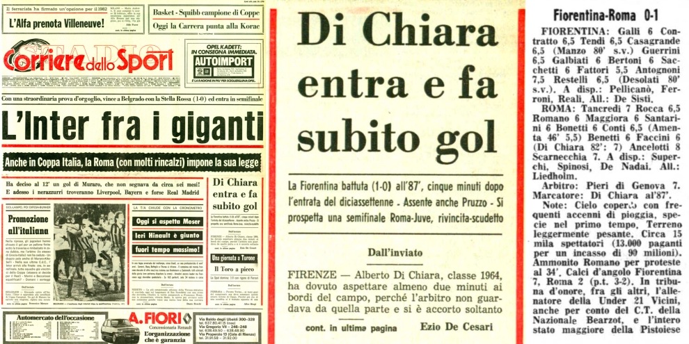 Marc Guiu, esordio da sogno. Ma Di Chiara già 40 anni fa con la Roma…
