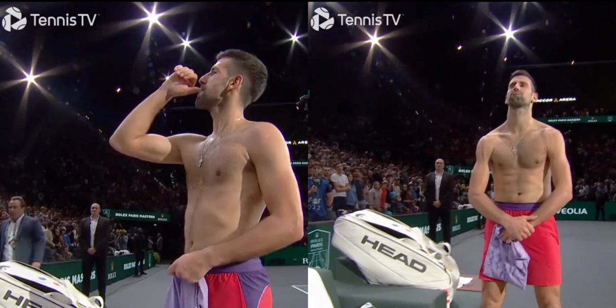 Djokovic show a Parigi: torna in campo, vince e… mostra i muscoli!