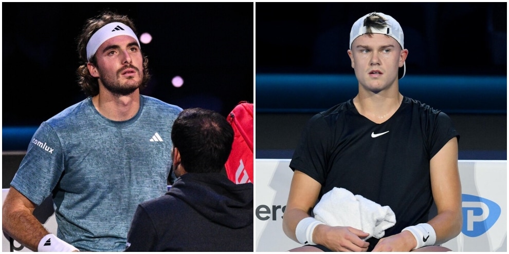 Infortunio Tsitsipas alle Nitto Atp Finals: il ritiro e la reazione di Rune e del pubblico