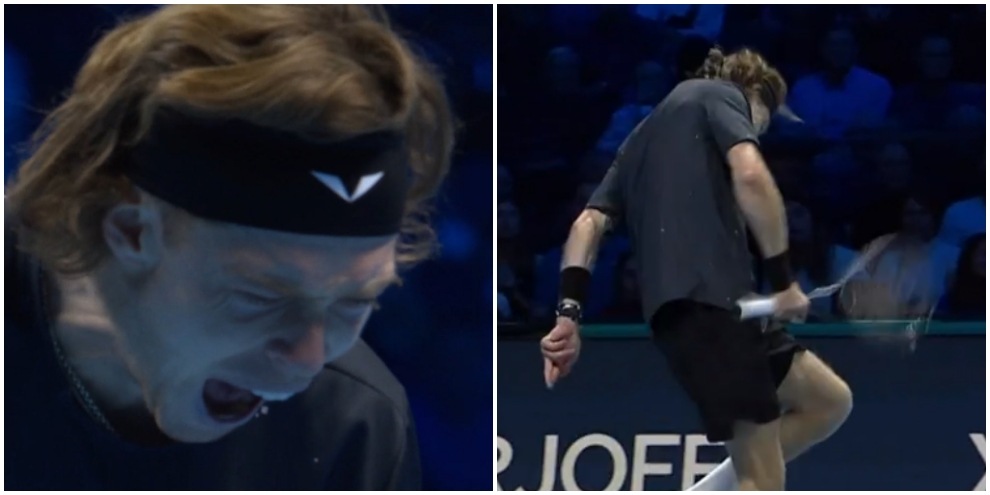 Rublev perde la testa contro Alcaraz: sangue nel match alle Nitto Atp Finals