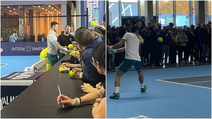 Djokovic infiamma Torino: entusiasmo alle stelle per il suo allenamento