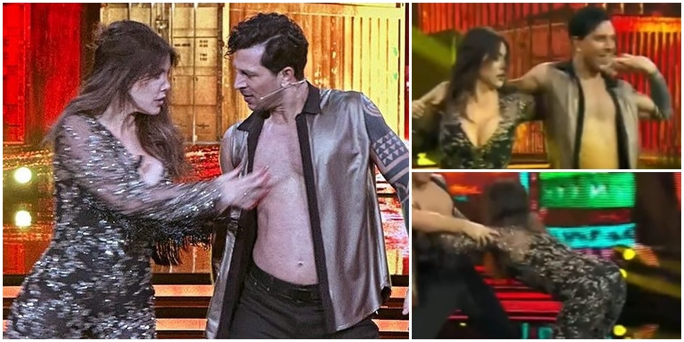 Wanda Nara, trasparenze hot e salsa super sexy a Ballando con le stelle