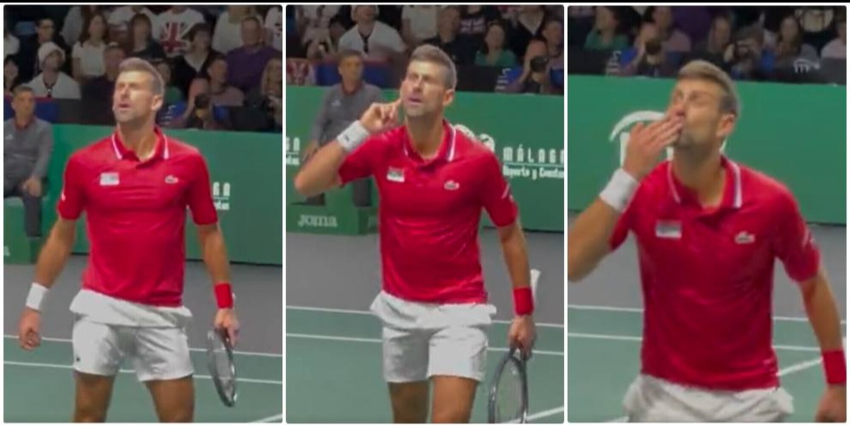 Il tifoso lo fischia: Djokovic lo prende in giro così a fine punto