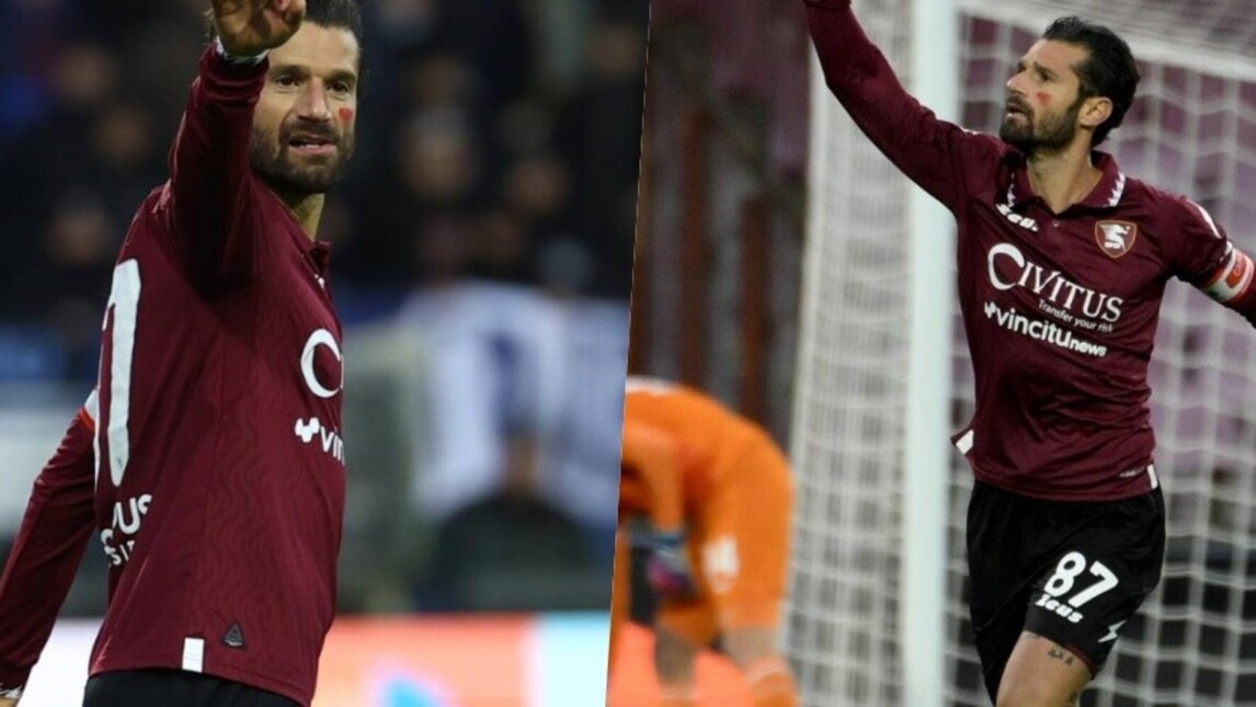 Salernitana-Lazio, show di Candreva: l'Arechi impazzisce