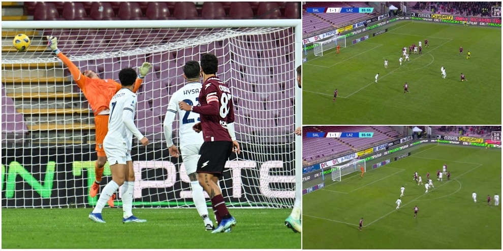 Salernitana-Lazio 2-1, il magico bolide di Candreva che beffa Provedel
