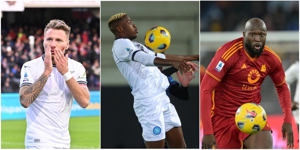 Pronostici nelle coppe: le quote gol per Immobile, Osimhen e Lukaku