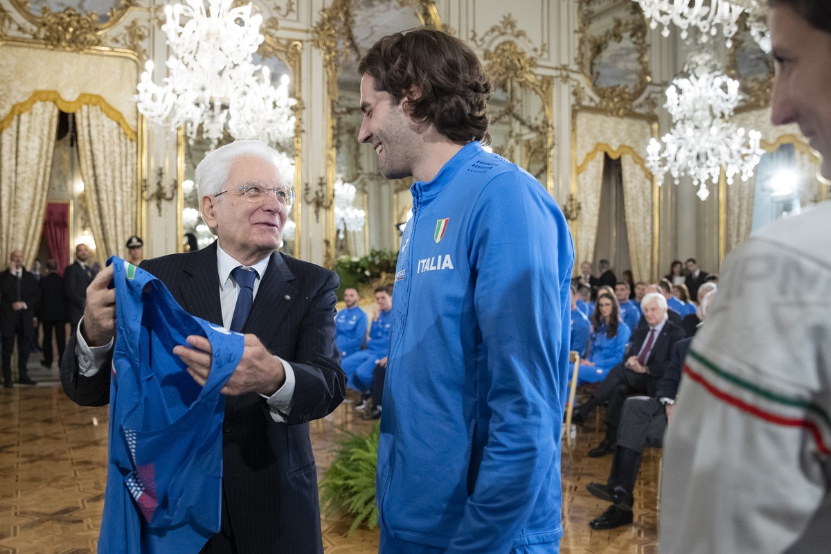 Da Tamberi a Iapichino, sfilata di azzurri al Quirinale da Mattarella
