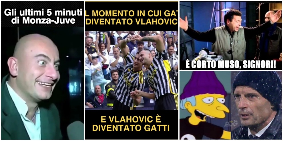 "Allegri primo, è cortomuso signori!": Monza-Juve scatena i tifosi
