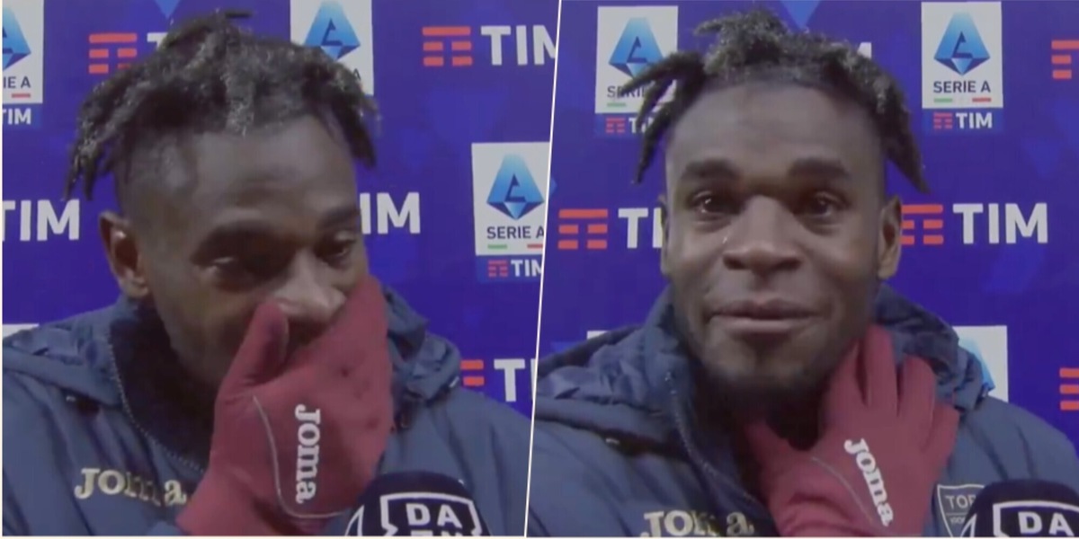 Zapata in lacrime dopo la doppietta: messaggio a Gasperini