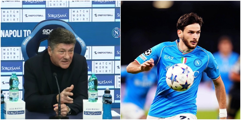 Napoli, Mazzarri non riesce a dire Kvara: "Questo nome mi fa impazzire"