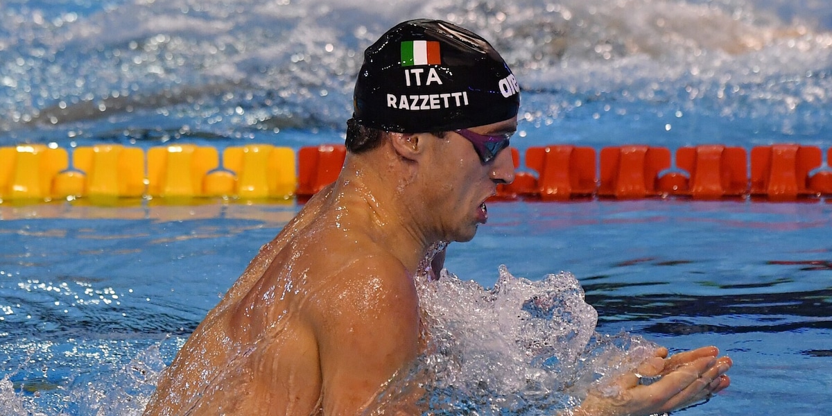 Europei in vasca corta: argento per Razzetti nei 200 misti