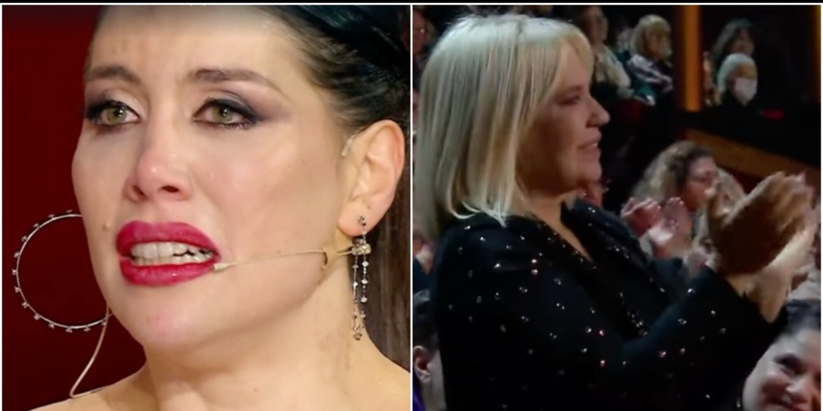Wanda Nara scoppia a piangere a Ballando: "C'è mia mamma lì"