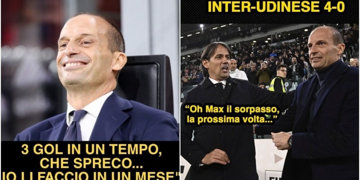 Il duello scudetto tra Inter e Juve accende i social: tutte le ironie sul web