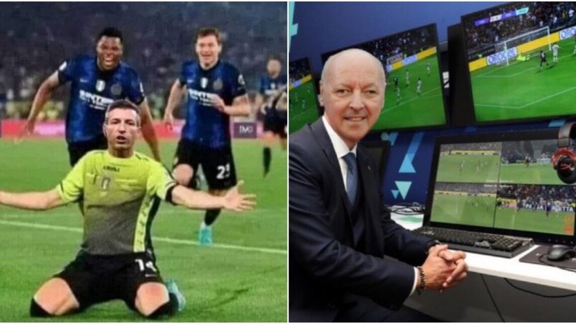Genoa-Juve, le ironie social: "Massa interista, Marotta in sala Var"