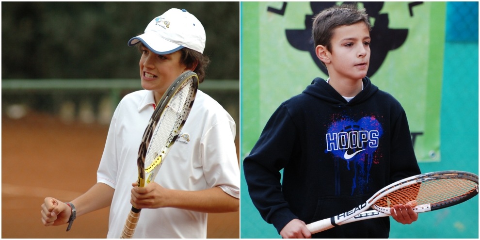 Li riconoscete? Due big del tennis italiano all'epoca del Lemon Bowl