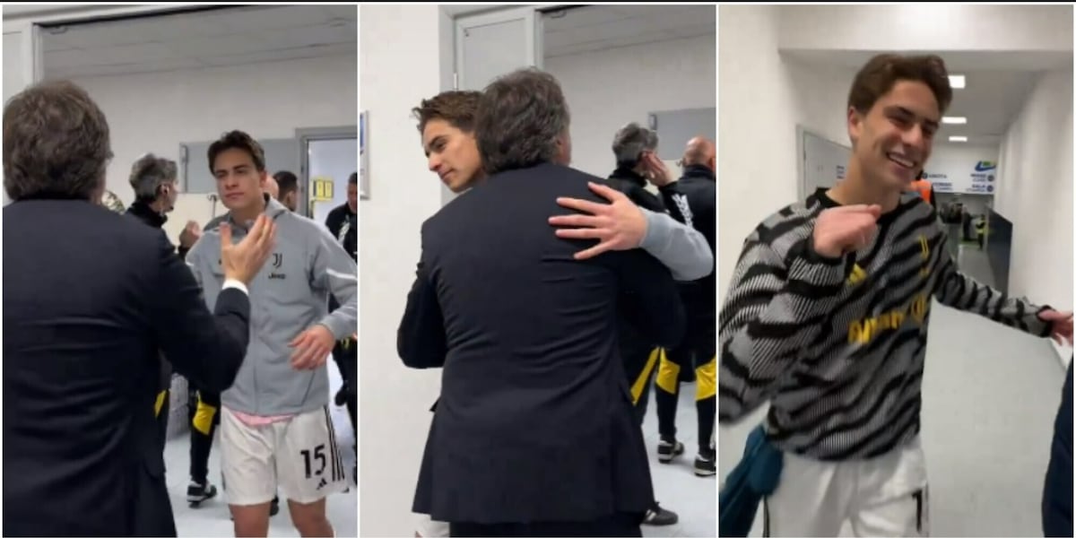 Giuntoli carica Yildiz: il video prima e dopo il gol in Frosinone-Juve