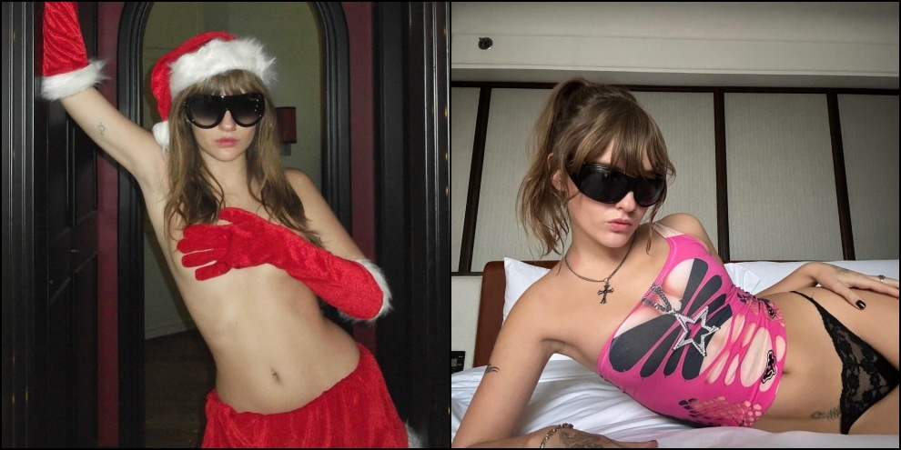Il Natale sexy di Victoria dei Maneskin: social impazziti