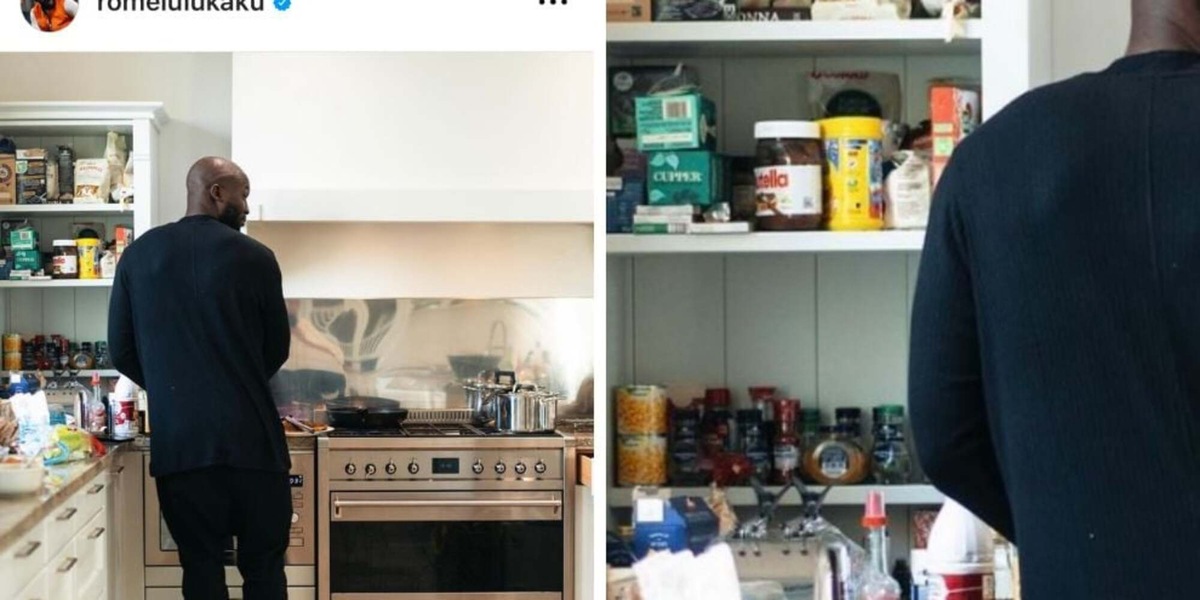 Lukaku e la foto da chef: tisane, Nutella e pasta bio, cosa c'è nella sua cucina