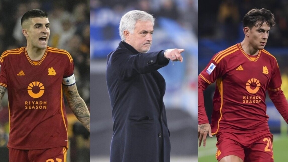 Juventus-Roma, la probabile formazione di Mourinho