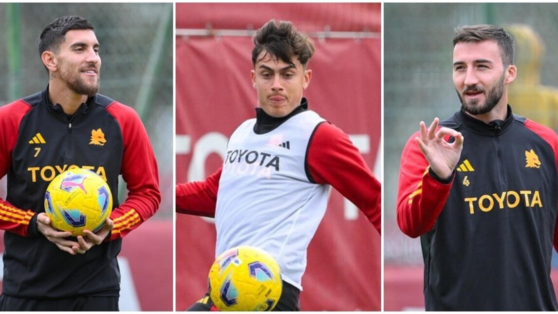 Dybala e sorrisi nella rifinitura: la Roma è pronta per la Juve