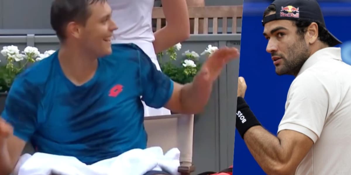 Kotov balla una canzone di Raffaella Carrà: la reazione di Berrettini non sfugge al pubblico