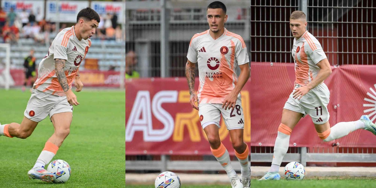 Dovbyk, Soulé, Le Fee: tutte le foto della nuova Roma in campo contro l'Olympiacos