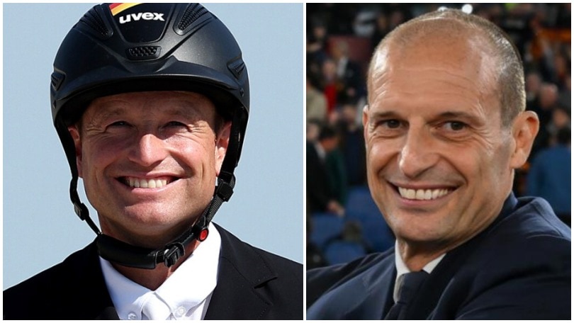 Allegri alle Olimpiadi di Parigi? No, è un sosia che ha vinto l'oro nell'equitazione