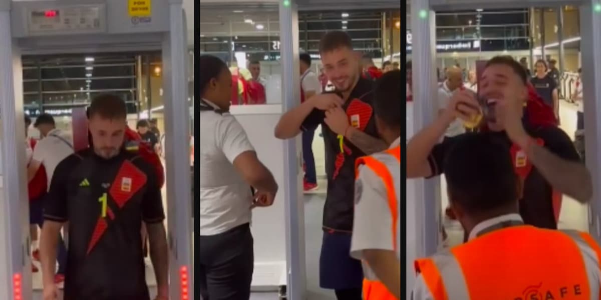 Tenas fermato all'aeroporto dopo l'oro, tutta colpa della medaglia: il video virale