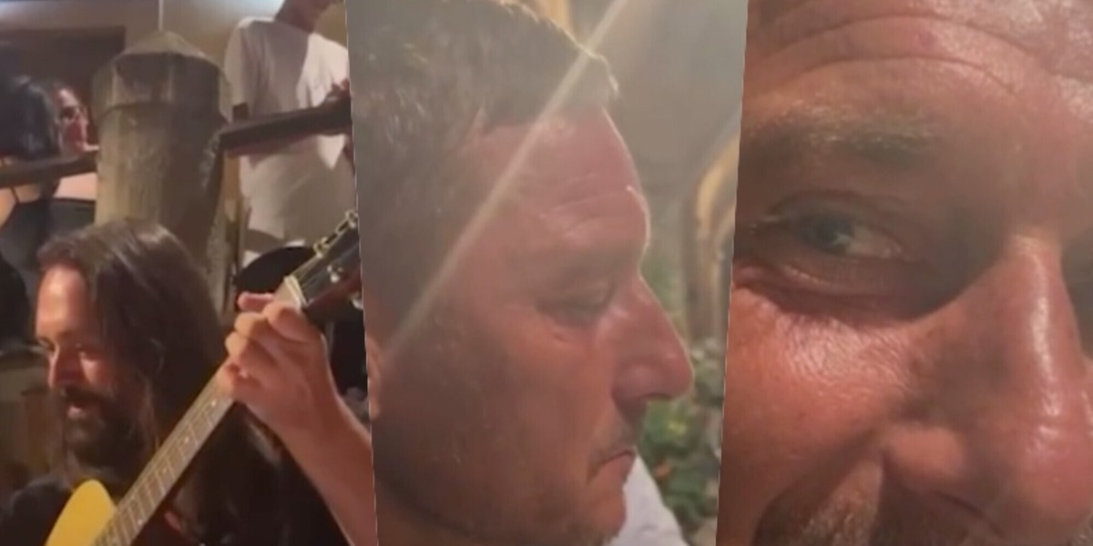 Totti e la canzone dell’addio al calcio, Noemi: “Ora non piangere”