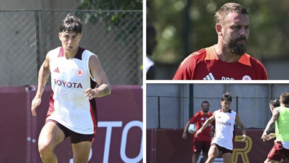 Dybala a Trigoria: le FOTO dell'allenamento in piena trattativa con l'Arabia
