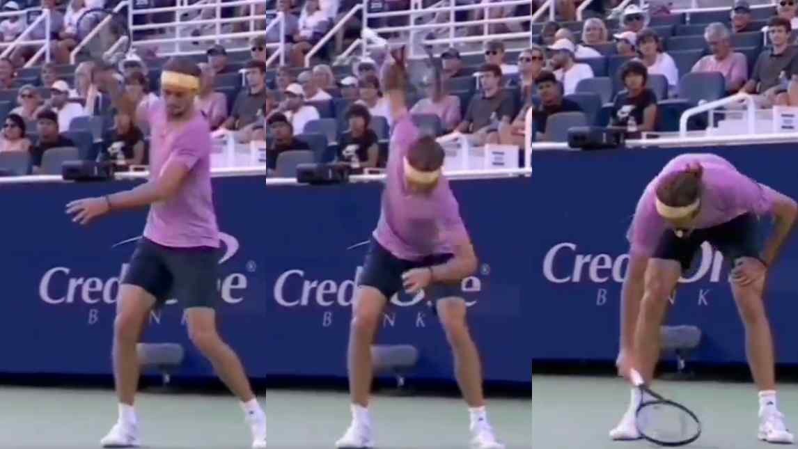 Zverev, il gesto di stizza nella sfida con Sinner ma alla fine...