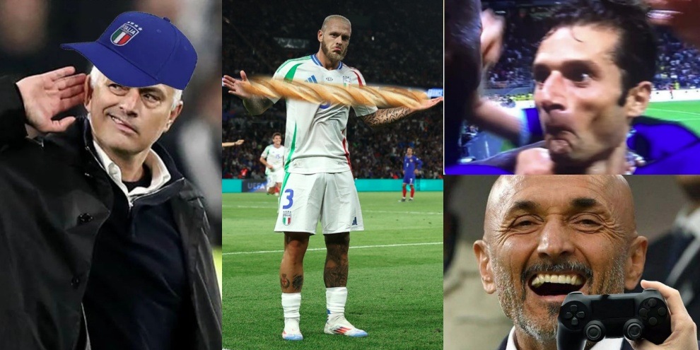 Mourinho, la baguette e Spalletti: Francia-Italia scatena le ironie social