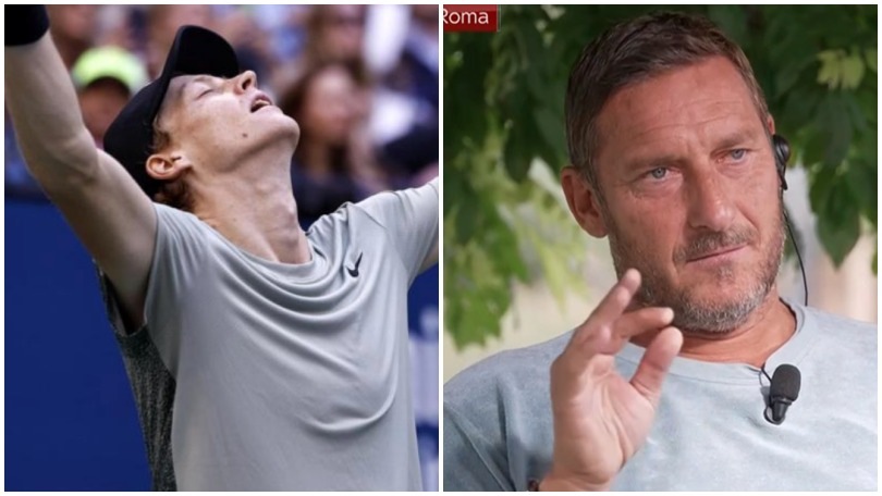 Totti e la battuta su Sinner: "Gli ho insegnato tutto io"