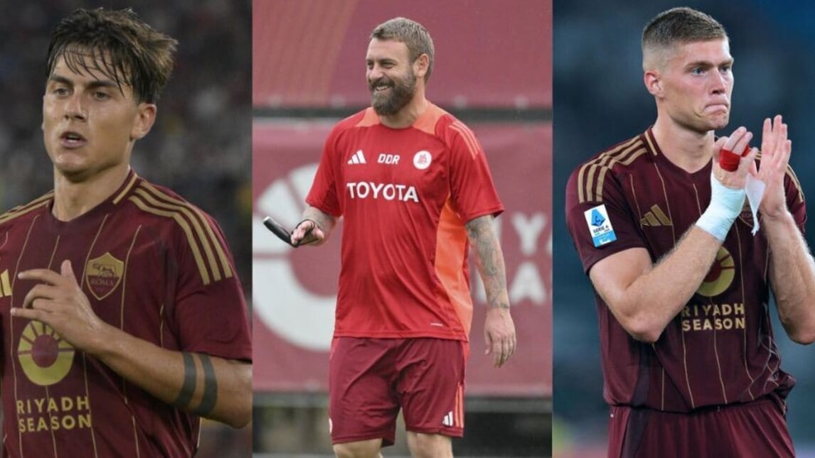 Roma, la probabile formazione di De Rossi per la sfida contro il Genoa