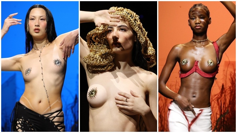 Londra, la settimana della moda si infiamma con il nude look