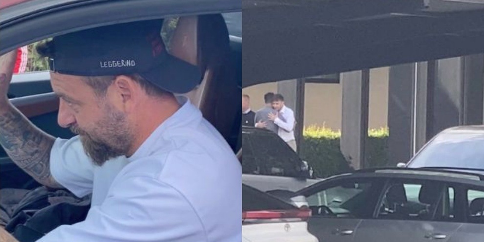 De Rossi lascia Trigoria, la FOTO di Ghisolfi mentre va via