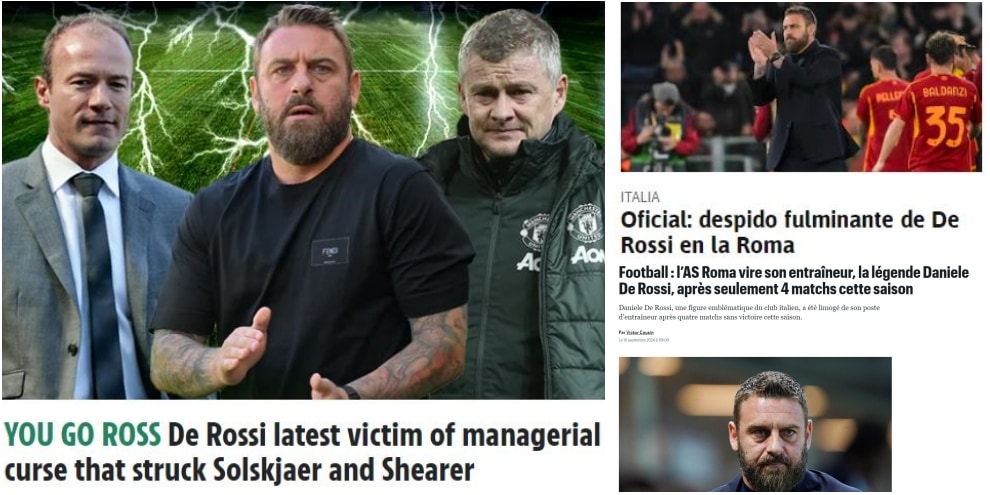 La Roma esonera De Rossi: la notizia fa subito il giro del mondo