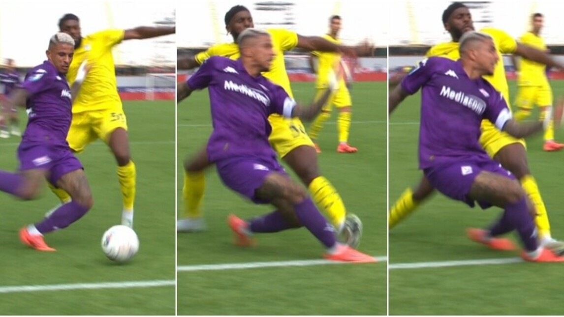 Fiorentina-Lazio, rigore per fallo di Tavares su Dodo: la fotosequenza