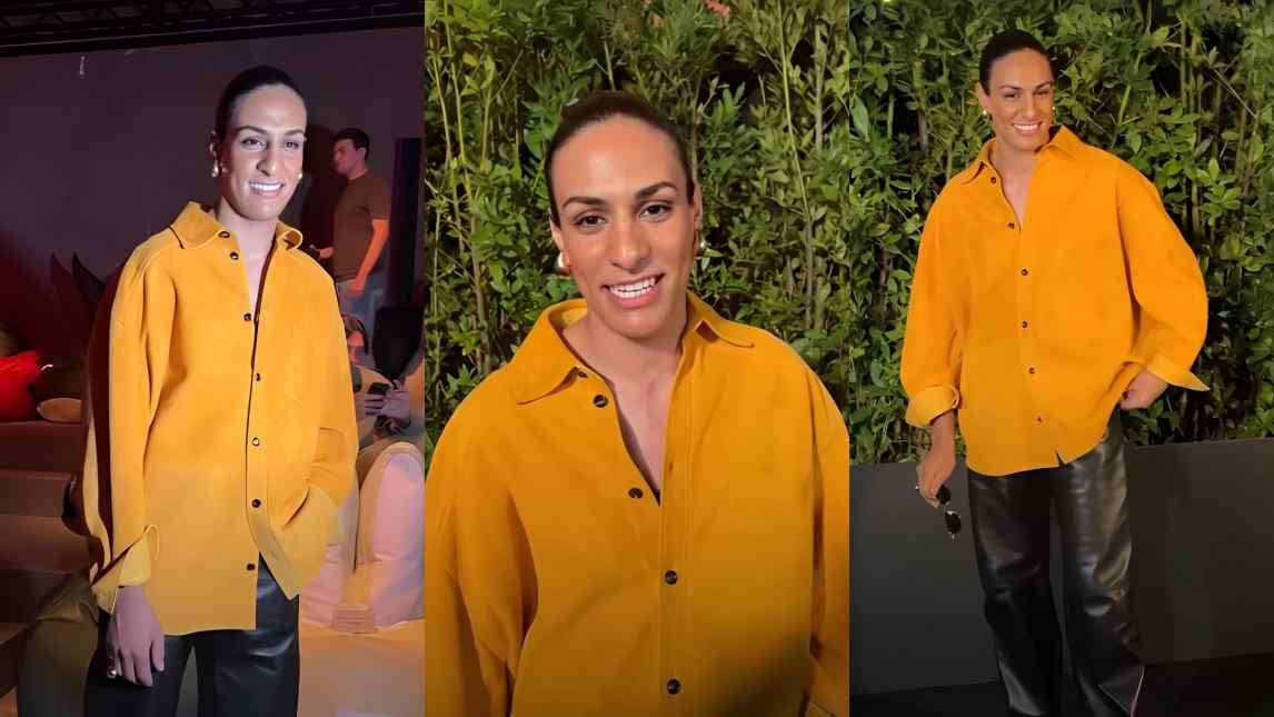 Imane Khelif incanta alla Fashion Week di Milano