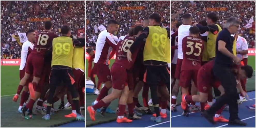 Soulé festeggia il gol e si fa male: cos'è successo in Roma-Venezia
