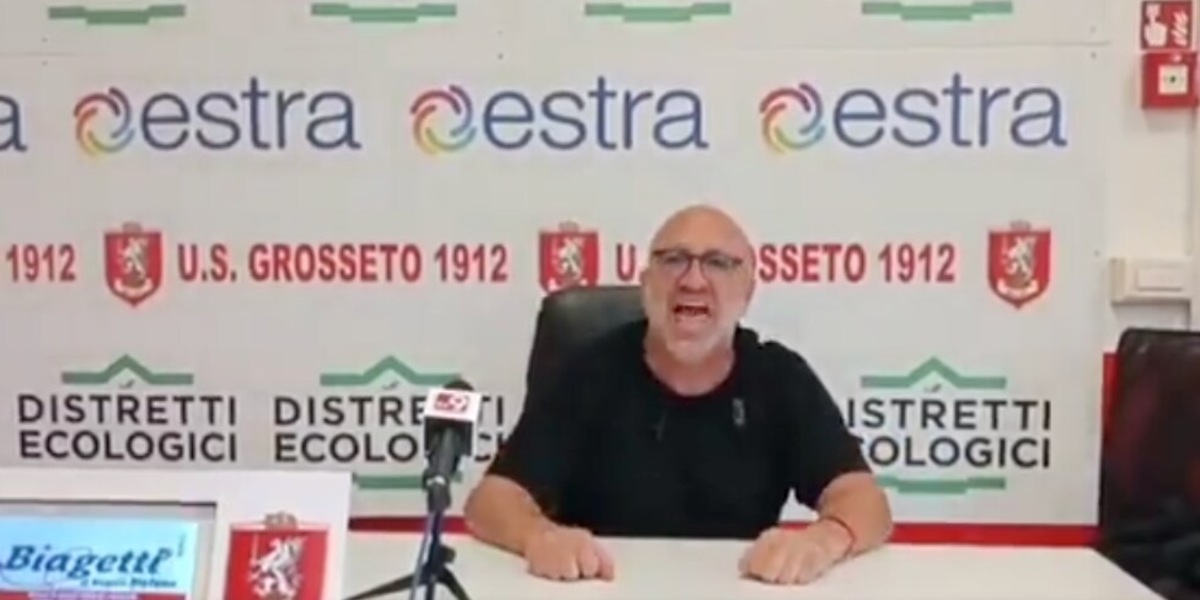 Grosseto, la conferenza del tecnico Malotti è virale: “Li fo sbranare dai cani”