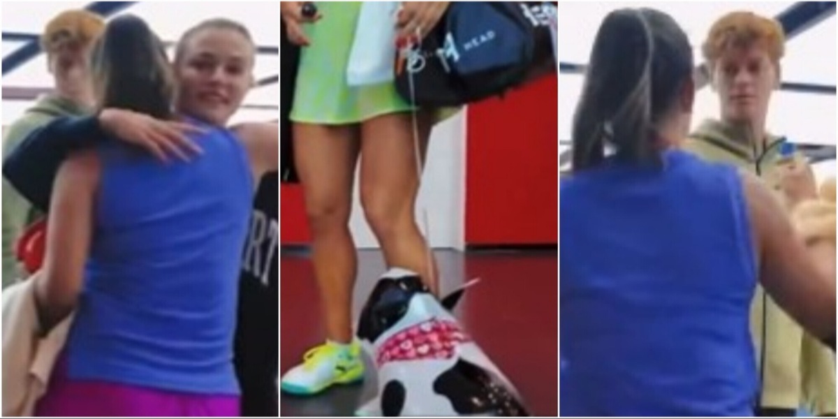 Sinner e il video con Anna Kalinskaya: tutti pazzi per Jannik e il cagnolino
