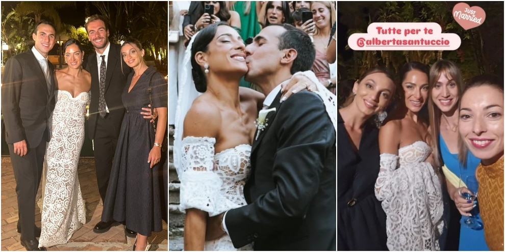 Matrimonio Alberta Santuccio: da Rossella Fiamingo a Paltrinieri, tutti gli ospiti vip